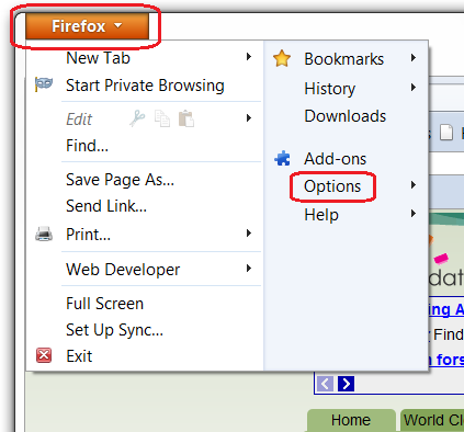 how to enable cookies in firefox